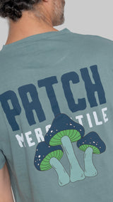 Mushroom green patch t-shirt 