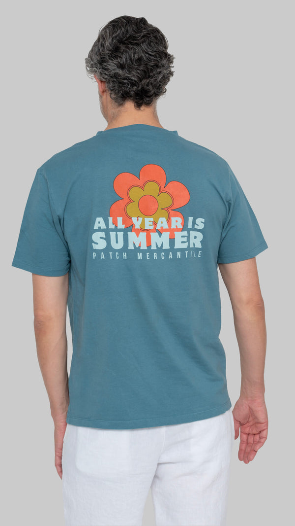 Orange flower t-shirt 
